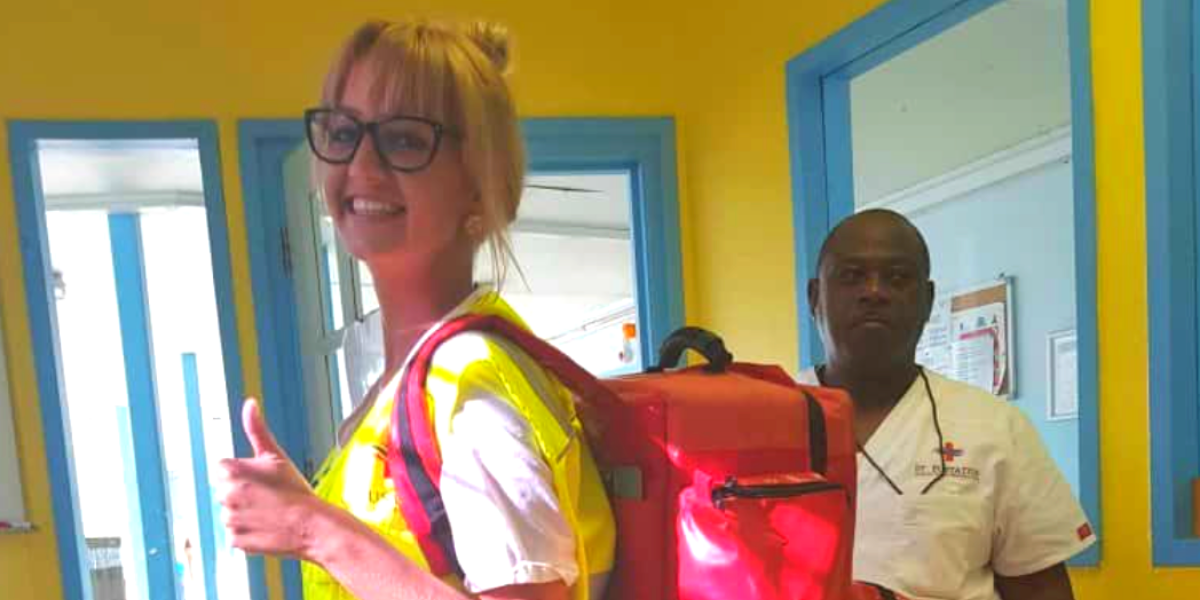 Milou Bronsema leergierige verpleegkundige Sint Eustatius