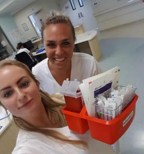 Loes en collega