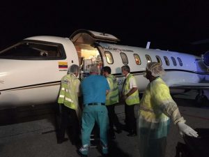 transport patient intensive care airambulance sint maarten