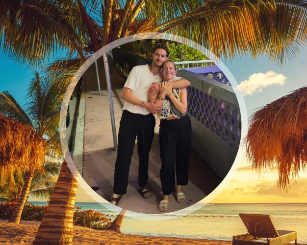 Belgische IC-verpleegkundigen Anouk en Pieter-Jan samen op Aruba via Healthz